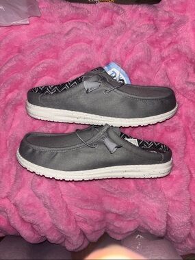 Hey Dudes Wally Slip stretch canvas mens size 13